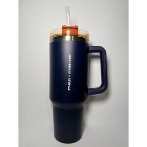 Stanley X Starbucks Philippines Exclusive 2023 OG NAVY 40oz Quencher Tumbler NWT